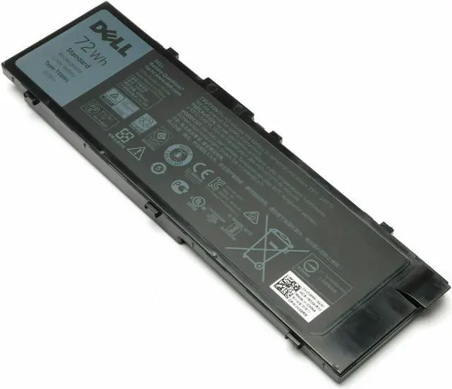 Alt view image 10 of 12 - New Dell Original Precision 7510 17 7710 6-cell 72Wh OEM Battery T05W1