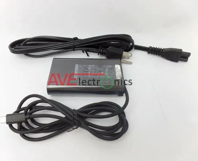 Main image of OEM Dell Type-C USB-C 65W Power Supply AC Adapter Charger with US Plug Cord