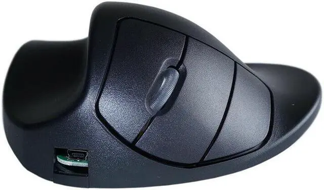 Alt view image 2 of 4 - HIPPUS HANDSHOE EROGONOMIC MOUSE WIRELESS BLACK LARGE-LIGHT CLICK-FULLY SUPPORTS