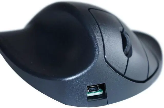 Alt view image 4 of 4 - HIPPUS HANDSHOE EROGONOMIC MOUSE WIRELESS BLACK LARGE-LIGHT CLICK-FULLY SUPPORTS