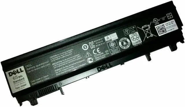 Alt view image 5 of 8 - New  Dell Latitude E5440 E5540 6-cell 65Wh OEM Original Laptop Battery VV0NF