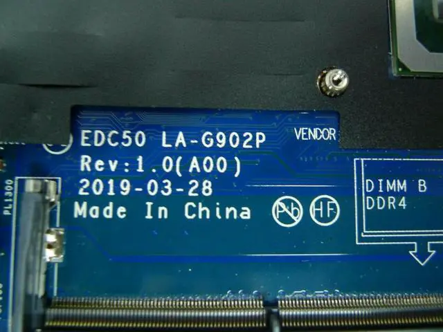Alt view image 9 of 10 - Dell OEM Precision 3540 Motherboard System Board Intel i7 Motherboard 8K4FK