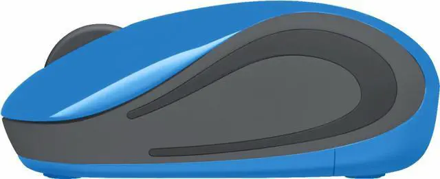 Alt view image 9 of 13 - Logitech M187 2.4GHz Wireless 3-Button Optical Mini Scroll Mouse - Blue