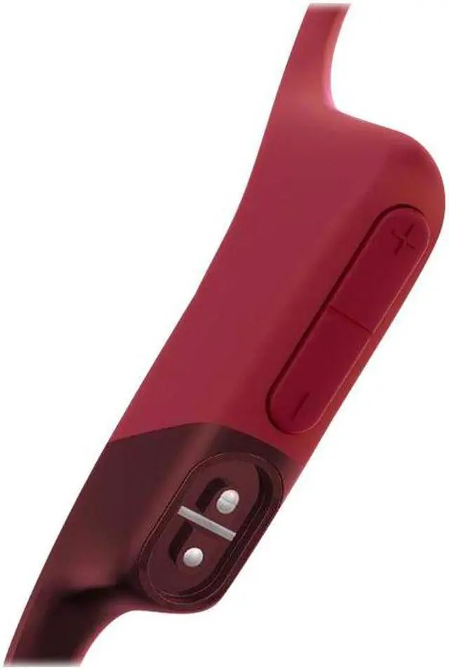 Alt view image 13 of 14 - AfterShokz - Aeropex Wireless Bone Conduction Open-Ear Headphones - Solar Red