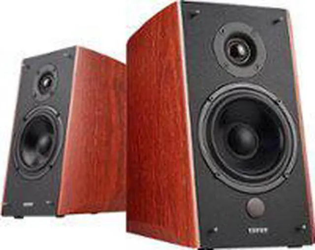 Alt view image 9 of 14 - Edifier R2000DB Powered Bluetooth Bookshelf Speakers - Near-Field Studio Monitors - Optical Input - 120 Watts RMS - Wood