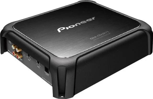 Alt view image 2 of 20 - Pioneer GM-DX871 Class D 1600W RMS Digital Mono Amplifier w/ Wired Bass Remote