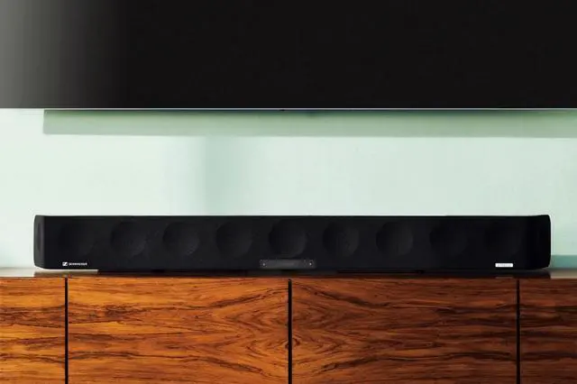 Alt view image 5 of 14 - New Sennheiser Ambeo Soundbar 5.1.4-Channel Ambeo Soundbar With Dolby Atmos/Dts:X