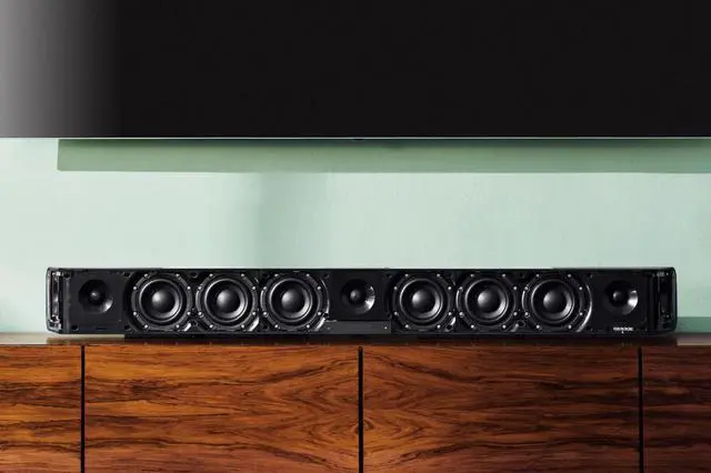 Alt view image 4 of 14 - New Sennheiser Ambeo Soundbar 5.1.4-Channel Ambeo Soundbar With Dolby Atmos/Dts:X