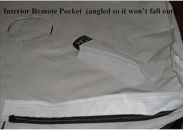 Alt view image 6 of 17 - Solaire 46" - 52" Outdoor TV Cover Light Gray (SOL 46G) HDYSOL46G