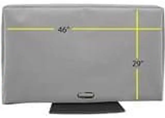 Alt view image 9 of 17 - Solaire 46" - 52" Outdoor TV Cover Light Gray (SOL 46G) HDYSOL46G