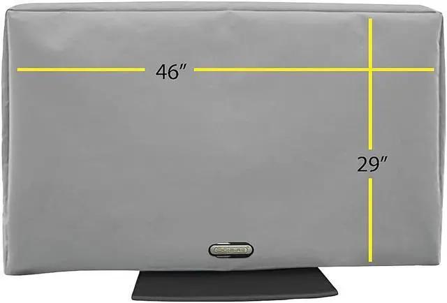 Alt view image 4 of 17 - Solaire 46" - 52" Outdoor TV Cover Light Gray (SOL 46G) HDYSOL46G