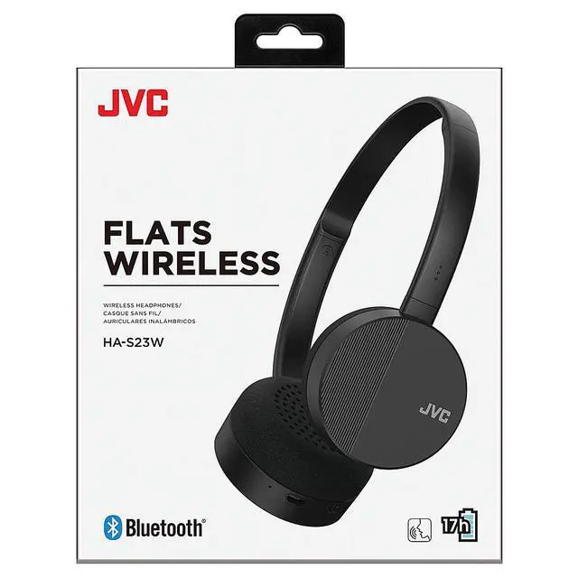 Alt view image 15 of 17 - JVC HA-S23W Headset - USB - Wireless - Bluetooth - 33 ft - 32 Ohm - 20 Hz - 20 kHz - On-ear - Black