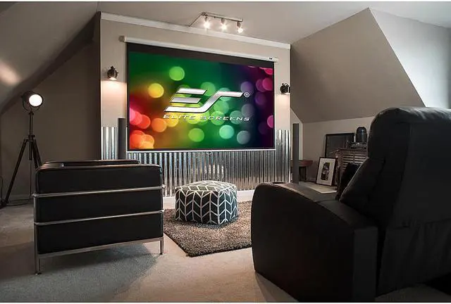 Alt view image 19 of 20 - Elite Screens M100X 100In Diag Manual Wall Maxwhite 16:10 53X84.5In