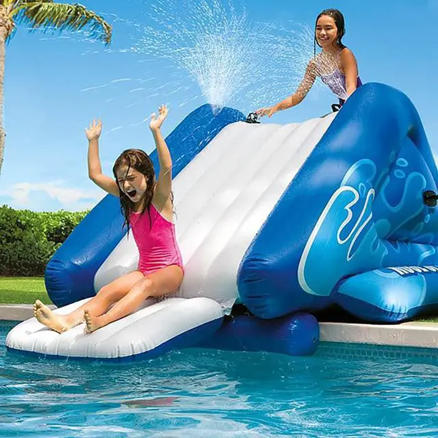 Alt view image 8 of 18 - INTEX RECREATION WATER SLIDE