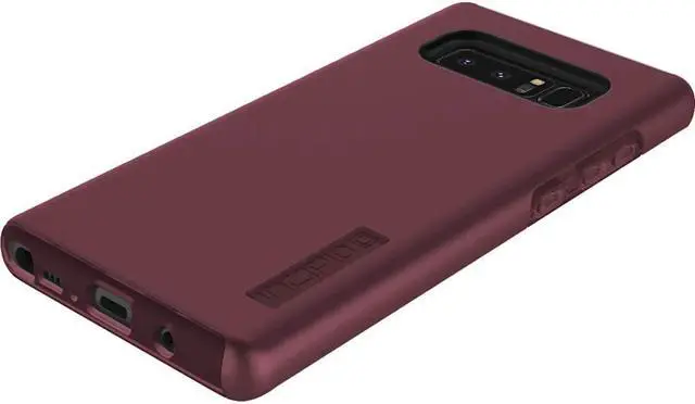 Alt view image 8 of 11 - Incipio Technologies DualPro Case for Samsung Note 8 in Merlot