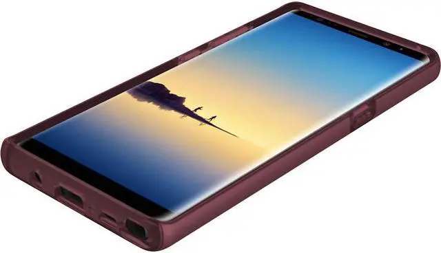 Alt view image 10 of 11 - Incipio Technologies DualPro Case for Samsung Note 8 in Merlot