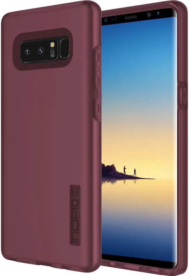Alt view image 11 of 11 - Incipio Technologies DualPro Case for Samsung Note 8 in Merlot