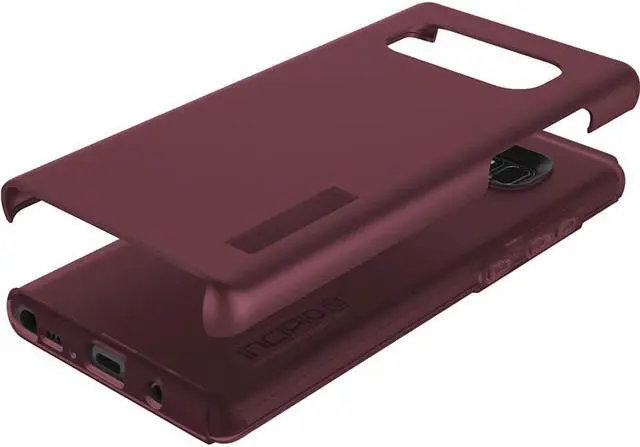 Alt view image 7 of 11 - Incipio Technologies DualPro Case for Samsung Note 8 in Merlot