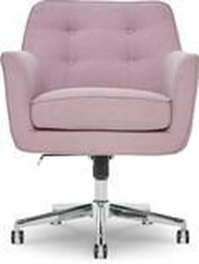 Alt view image 2 of 2 - Serta Ashland Memory Foam & Twill Fabric Home Office Cha