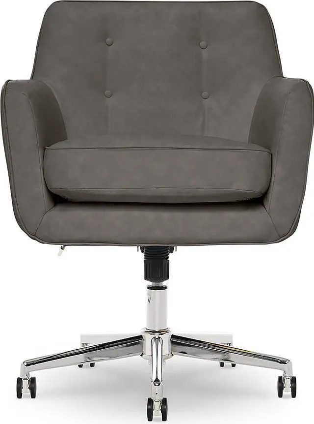 Main image of Serta Ashland Bonded Leather & Memory Foam Home Office C