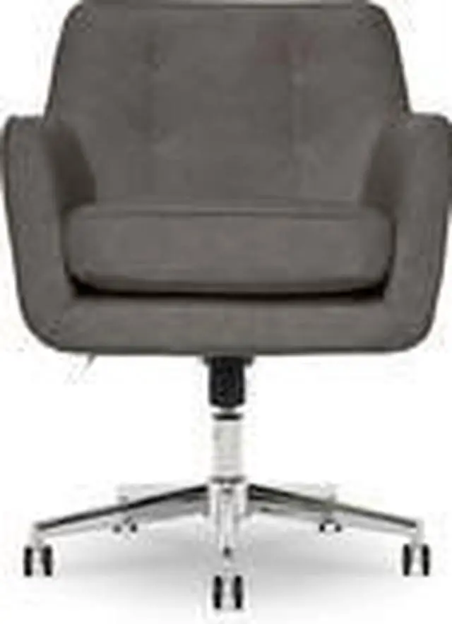 Alt view image 2 of 2 - Serta Ashland Bonded Leather & Memory Foam Home Office C
