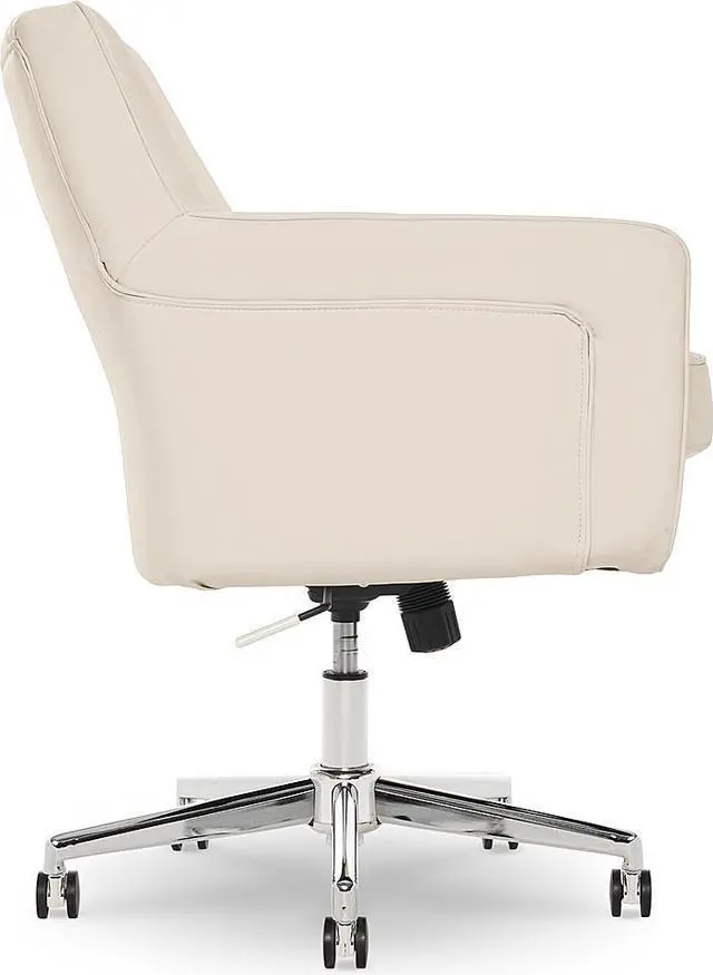 Alt view image 3 of 3 - Serta Ashland Bonded Leather & Memory Foam Home Office C 47140F