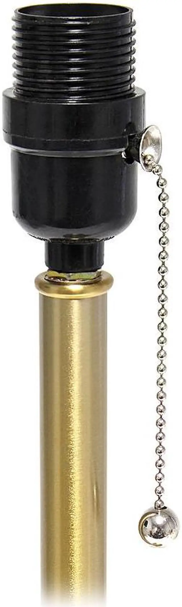 Alt view image 20 of 20 - Simple Designs Gold Tapered Table Lamp with Polka Dot Fabric Drum Shade