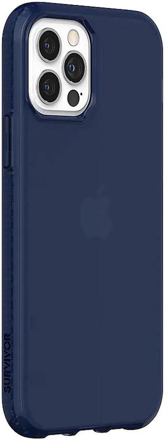 Alt view image 3 of 3 - New Survivor Gip-051-Nvy Clear Hard Shell Case For Apple Iphone 12 & Iphone 12 Pro
