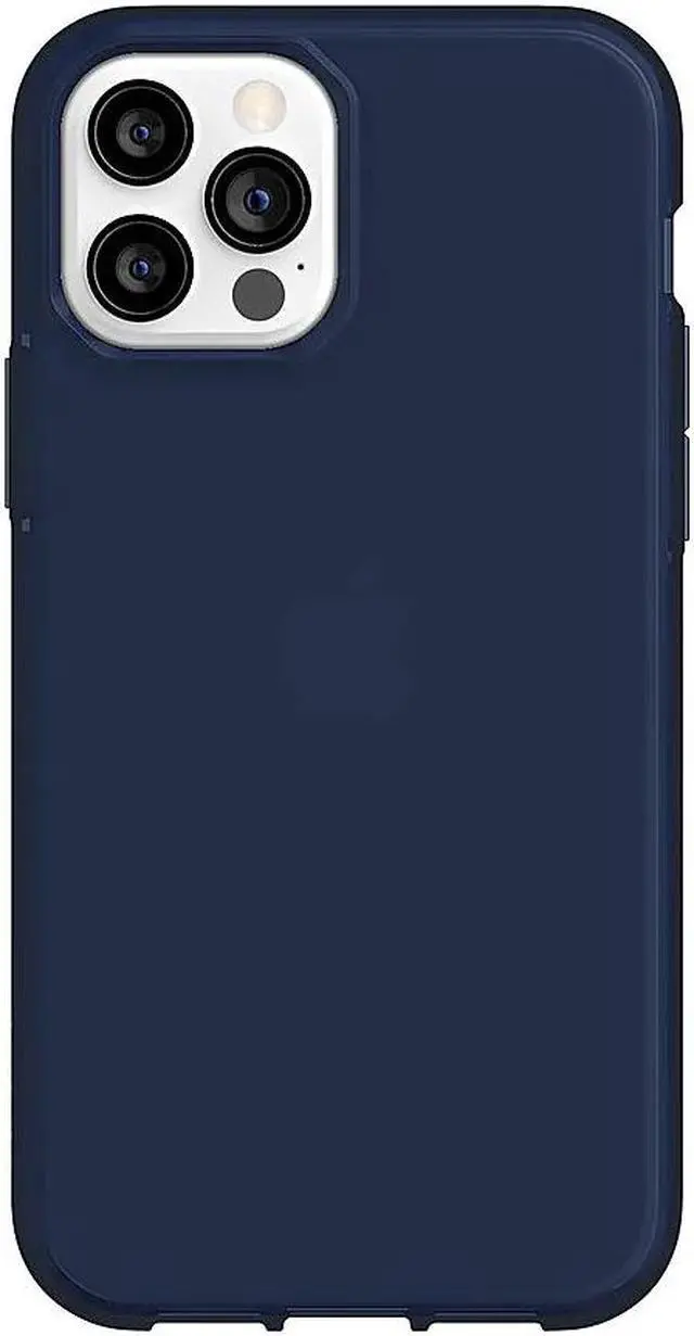 Alt view image 2 of 3 - New Survivor Gip-051-Nvy Clear Hard Shell Case For Apple Iphone 12 & Iphone 12 Pro