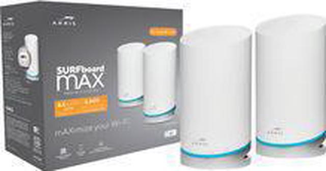 Alt view image 2 of 9 - New Arris W121 Surfboard Max Ax6600 Tri-Band Wi-Fi 6 Mesh System (2 Pack) Model W121