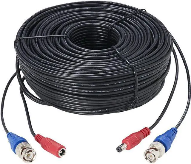 Alt view image 12 of 20 - Lorex 100 ft Premium 4K RG59/Power Accessory Cable