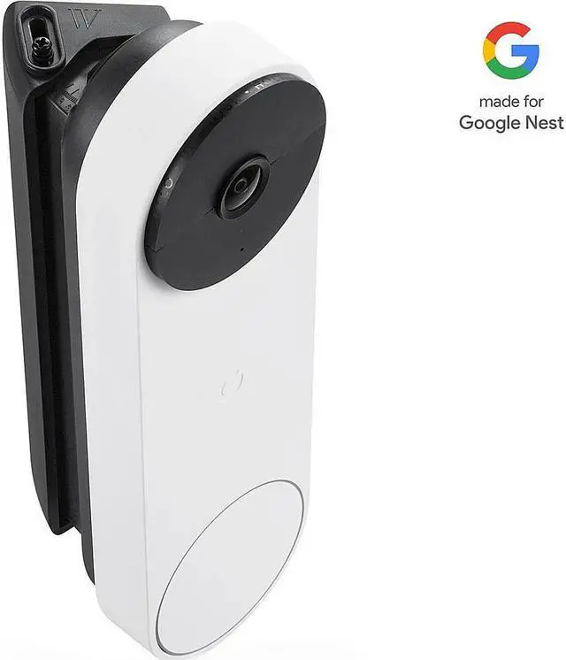 Alt view image 4 of 9 - New Wasserstein Nestdb2Hormtblkusa Horizontal Adjustable Mount For Google Nest Doorbell (Battery)