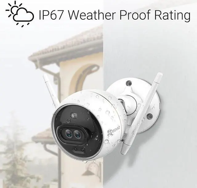 Alt view image 13 of 17 - EZVIZ Outdoor AI Driven Bullet Camera C3X
