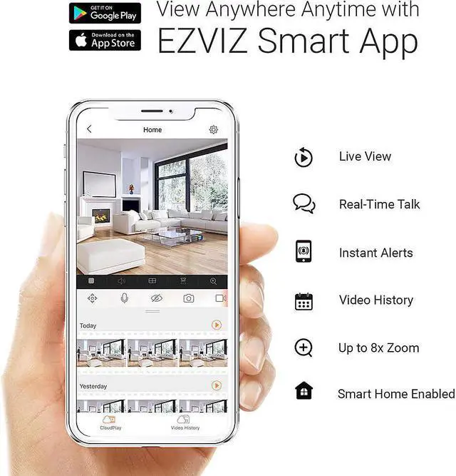 Alt view image 16 of 17 - EZVIZ Outdoor AI Driven Bullet Camera C3X