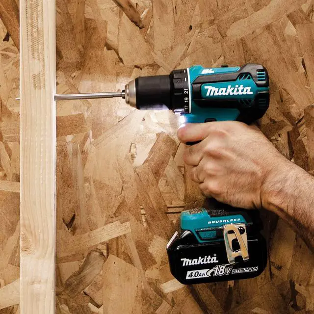 Alt view image 6 of 7 - Makita Xfd13Sm1 18V Lxt Lithium-Ion Brushless Cordless 1/2" Driver-Drill Kit (4.0Ah)