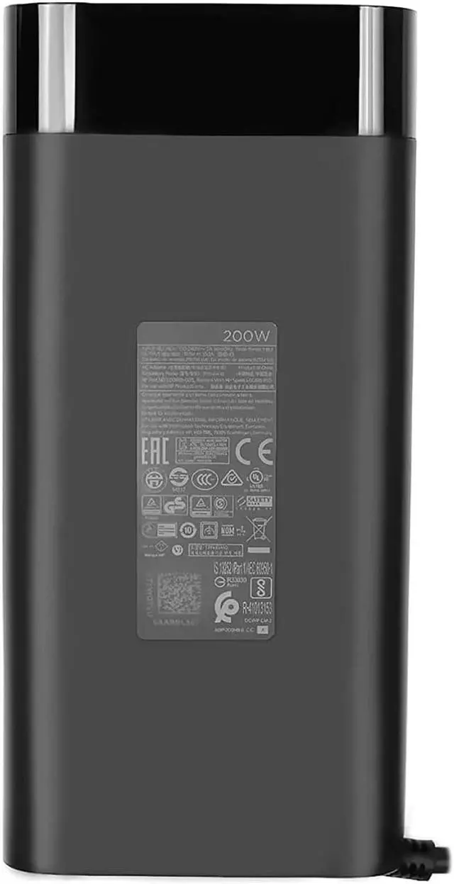 Alt view image 3 of 6 - 200W 10.3A Charger Power Cord For L00818-850 Tpn-Da10 Tpn-La21 L73385-001 Hp Omen 15 17 Zbook 15 17 Pavilion Gaming 15 17 Envy 15 2020