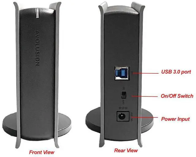 Alt view image 6 of 7 - Avolusion PRO-5X 8TB USB 3.0 External Gaming Hard Drive for PS5 Game Console