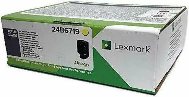 Alt view image 4 of 4 - Yellow Toner Cartridge for Lexmark 24B6719 XC4140, XC4150, Genuine Lexmark Brand