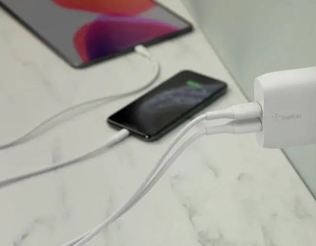 Alt view image 17 of 20 - Belkin Boost?Charge Dual Usb-A Wall Charger 24W