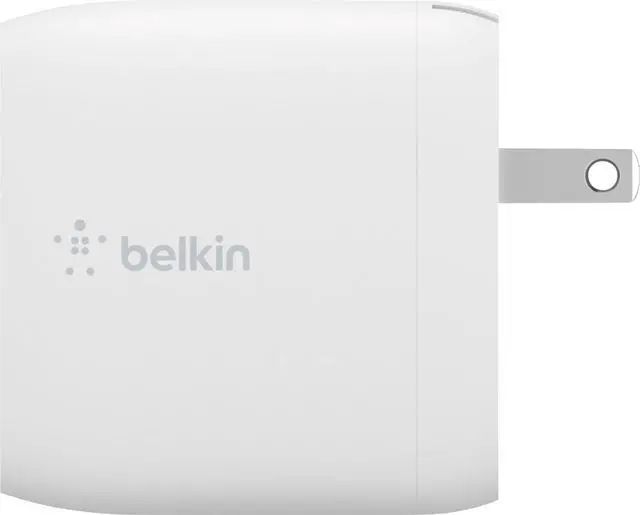Alt view image 11 of 16 - BELKIN WCD001dq1MWH White BOOST CHARGE Dual USB-A Wall Charger 24W + Lightning to USB-A Cable