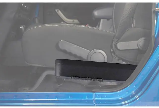 Alt view image 14 of 15 - Alpine Restyle 8" Amplified Subwoofer (PWE-S8-WRA) Custom Fit for 2011-Up Jeep Wrangler (4 door) - Under Seat Plug and Play 120 Watt Amplified Subwoofer