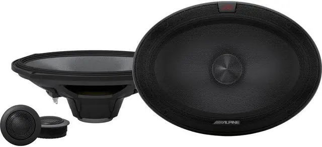 Alt view image 2 of 3 - Alpine R-S69.2 600W Peak (200W RMS) R Series 6x9 Inch Coaxial 2-Way Speakers