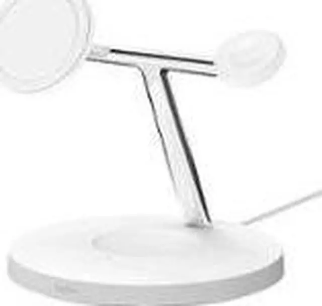 Alt view image 12 of 19 - Belkin BOOST CHARGE Pro 3-in-1 Wireless Charger With MagSafe WIZ009TTWH