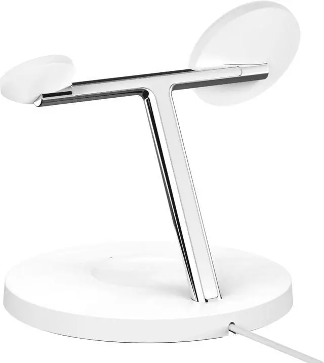 Alt view image 17 of 19 - Belkin BOOST CHARGE Pro 3-in-1 Wireless Charger With MagSafe WIZ009TTWH