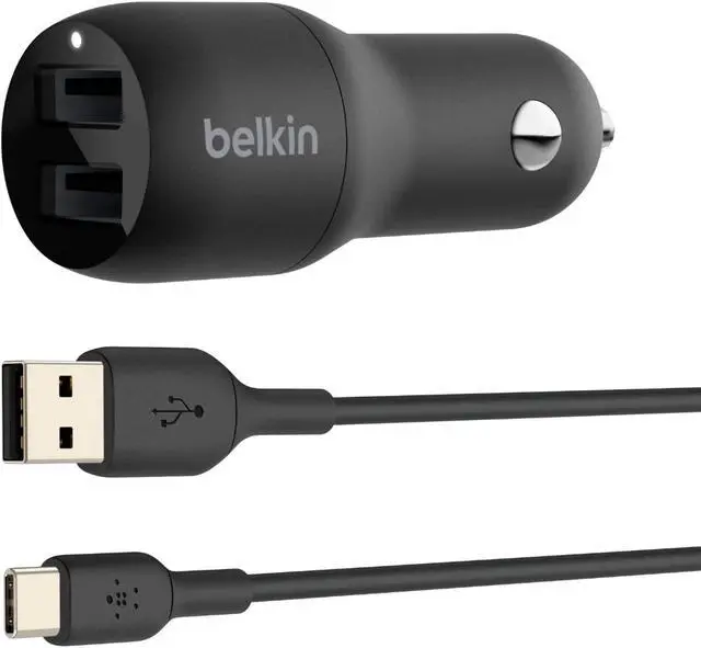Alt view image 2 of 10 - Belkin BOOST?CHARGE Auto Adapter