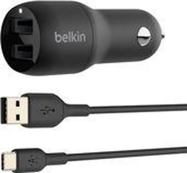Alt view image 3 of 10 - Belkin BOOST?CHARGE Auto Adapter