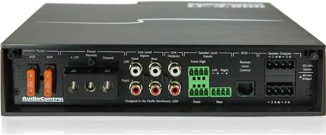 Alt view image 18 of 20 - AudioControl LC-4.800 High-Power Multi-Channel Amplifier with Accubass