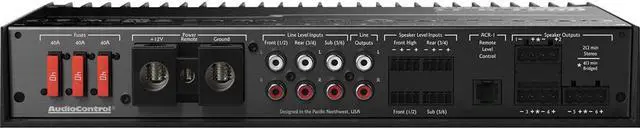 Alt view image 15 of 18 - AudioControl D-6.1200 6-Channel Car Amplifier with Digital Signal Processing