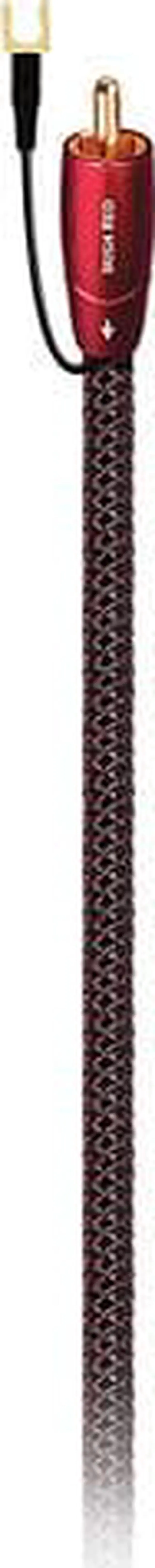 Alt view image 3 of 9 - AudioQuest Irish Red RCA Male to RCA Male Subwoofer Cable - 9.84 ft. (3m)