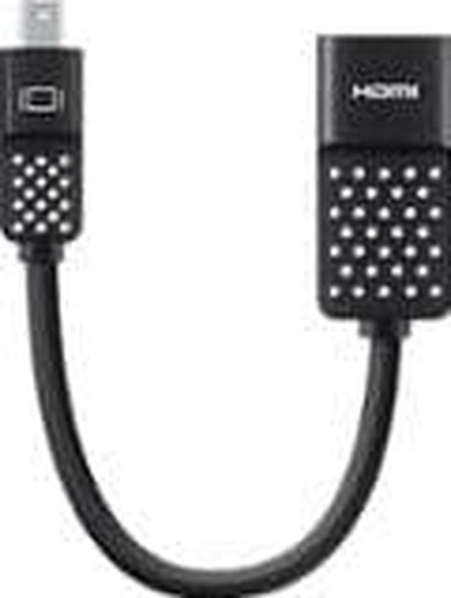 Alt view image 5 of 8 - Belkin Mini DisplayPort to HDMI Adapter 4k Compatible Black